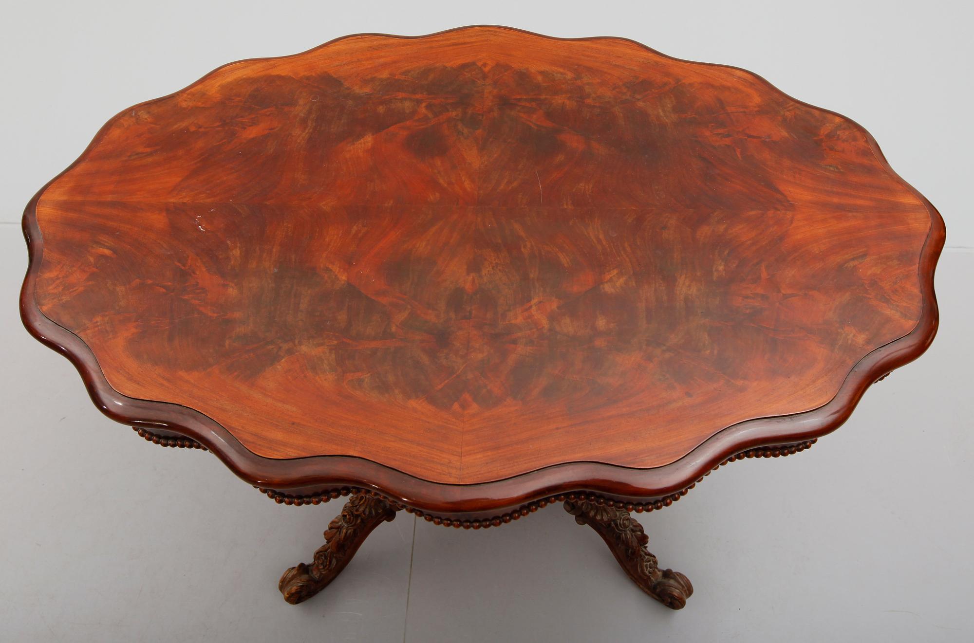 SALONGSBORD, senempire, 1800-talets andra hälft.