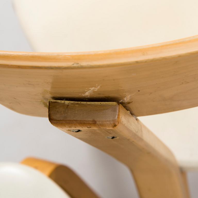 Four Alvar Aalto chairs of model 68 by Artek mid 20th-century.