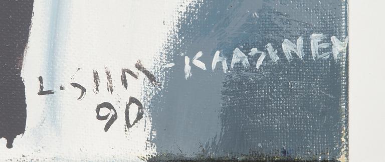 Ludmilla Siim, oil on canvas, signed and dated -90.