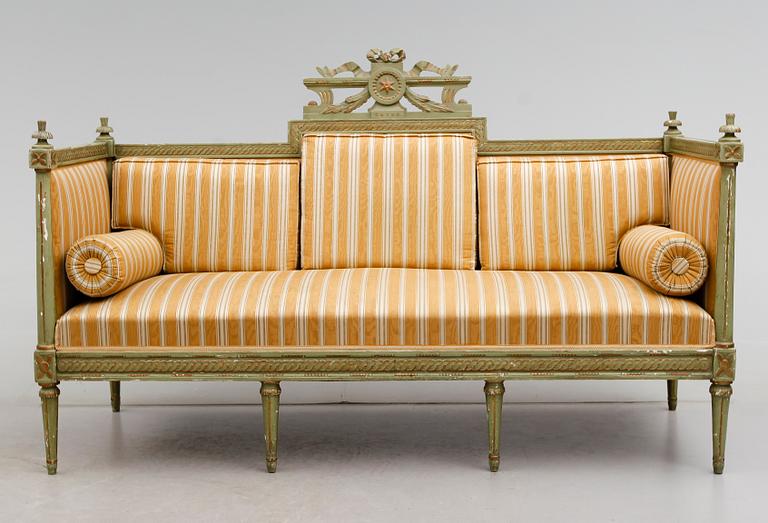 SOFFA, gustaviansk, 1700-talets slut.