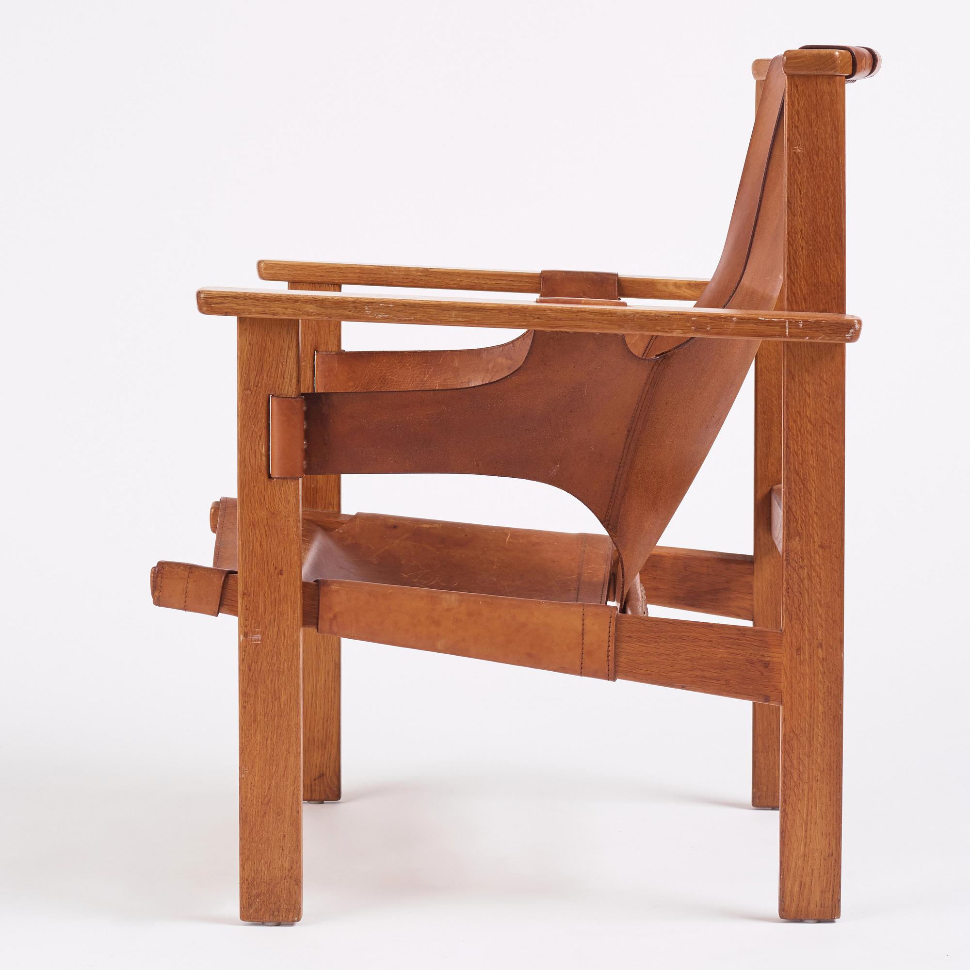 Carl-Axel Acking, a first edition "Trienna", easy chair, cabinetmaker Torsten Schollin, 1950s. Provenance Carl Axel Acking.