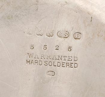 DUBBELKAROTT, nysilver, England 1900-tal.