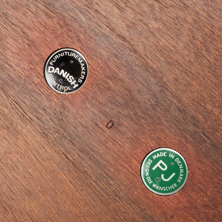 SIDOBORD, 2 st, Ole Wanscher, Poul Jeppesen, 1900-talets andra hälft.
