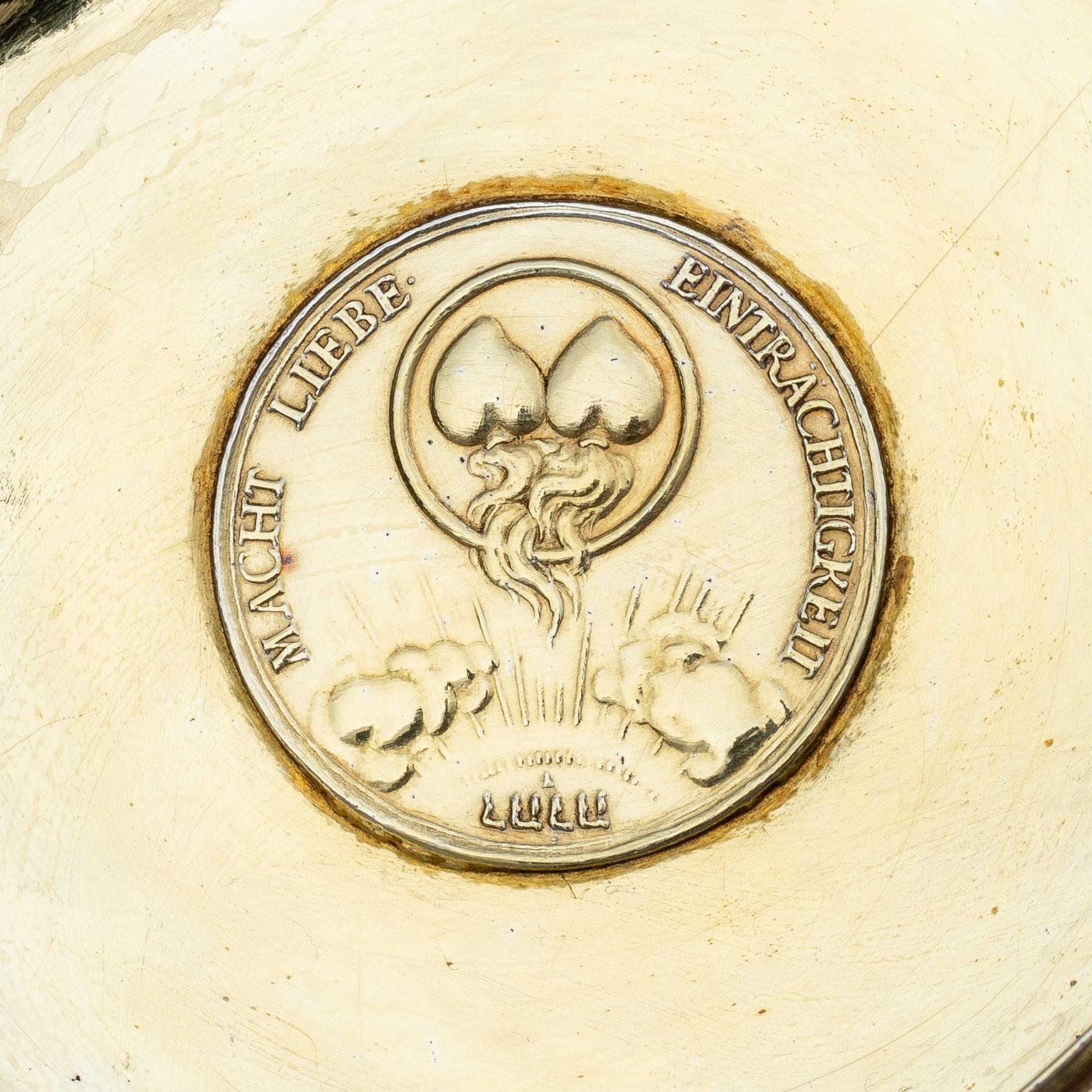 A Swedish 17th century parcel-gilt silver tankard, mark of Henrik Reimers, Norrköping (active 1684-1693).