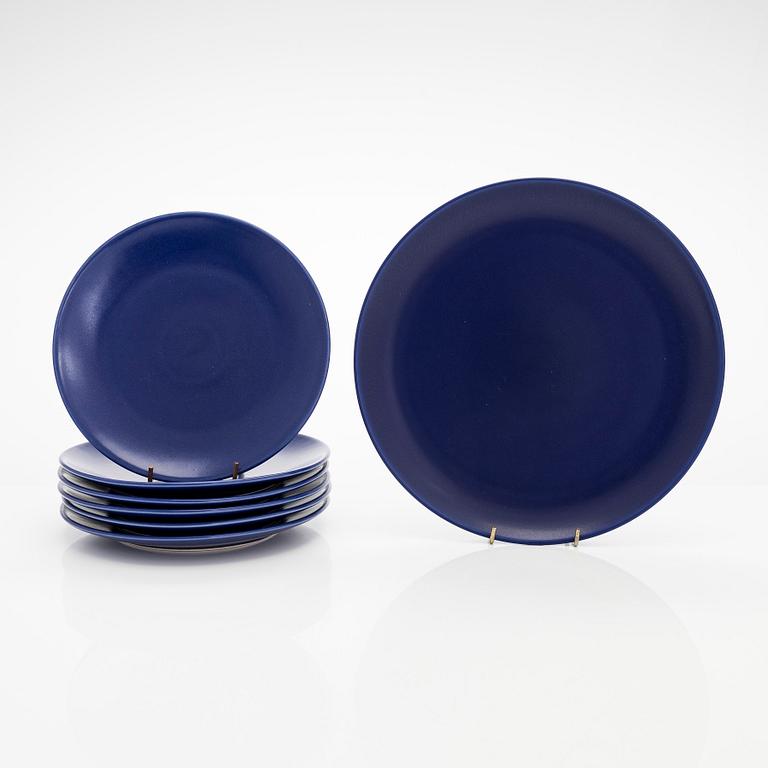 A 21 piece Swedish Höganäs ceramic service, late 20th century.