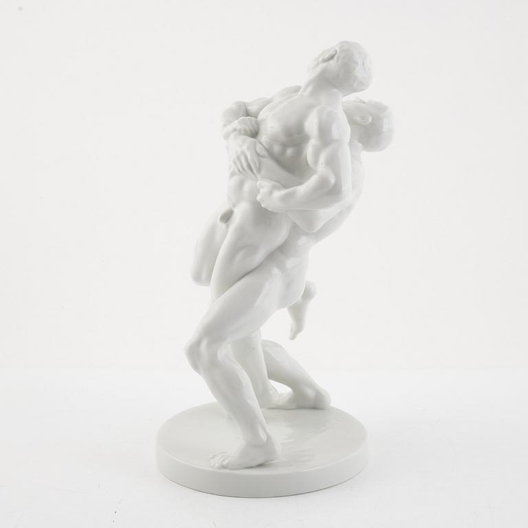 Bela Pankotai Farkas, sculpture, porcelain, Herend, 1930s.