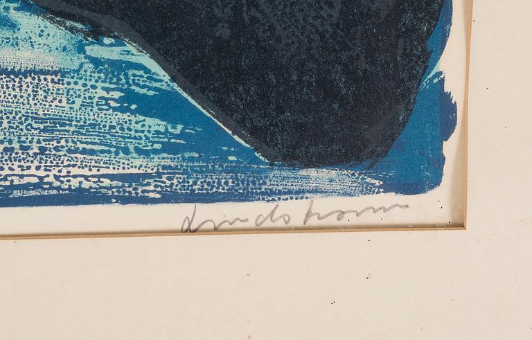 BENGT LINDSTRÖM, lithograph in colors, signed and numbered 3/100.