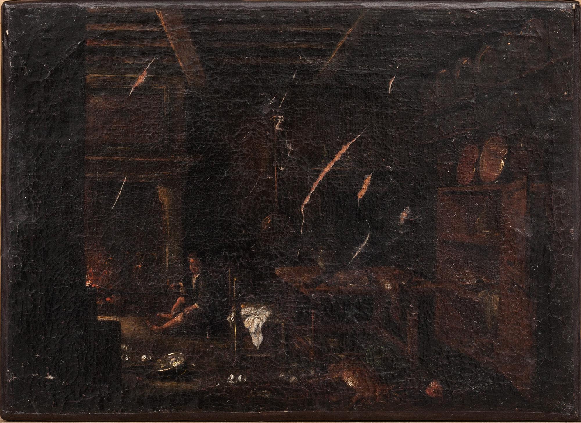 OKÄND KONSTNÄR, olja på duk, 1700-tal.