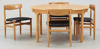 MATGRUPP, 5 delar, "Öresund", Börge Mogensen, AB Karl Andersson & söner, 1900-talets andra hälft.