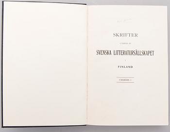 THREE BOOKS, Släktbok I:1, Släktbok II:1, Släktbok I, Helsinki 1912-16, 1918, 1941.
