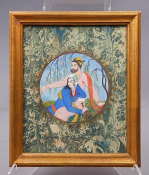 OKÄND KONSTNÄR, blandteknik, 5 st, orientaliska. 1900-tal.