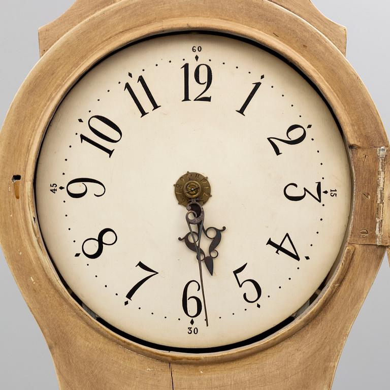 An 18th century rococo longcase clock.