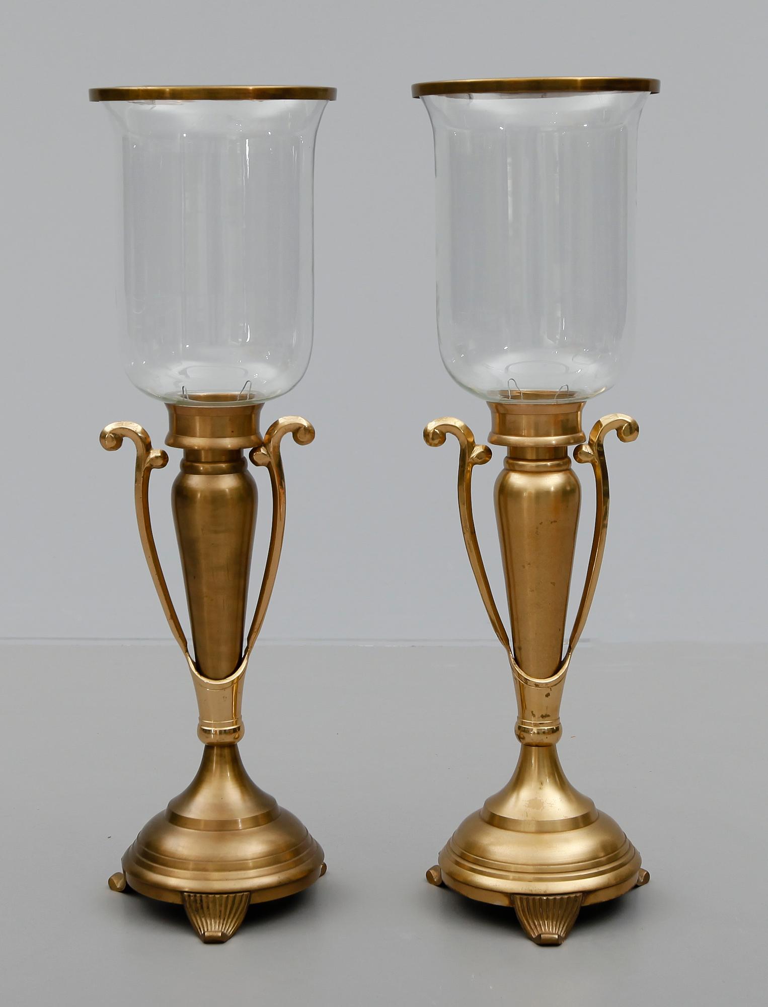 LJUSSTAKAR, 1 par, 1900-tal.