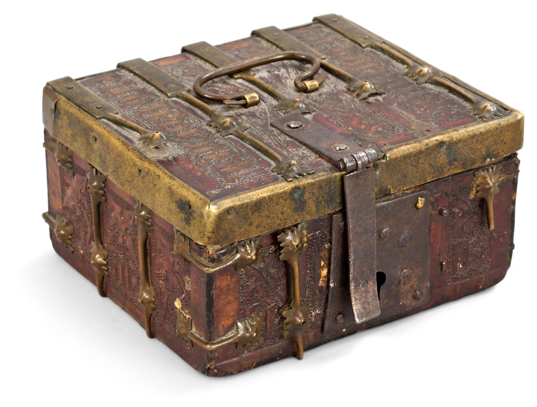 A neo-Gothic casket, probably 18th century.