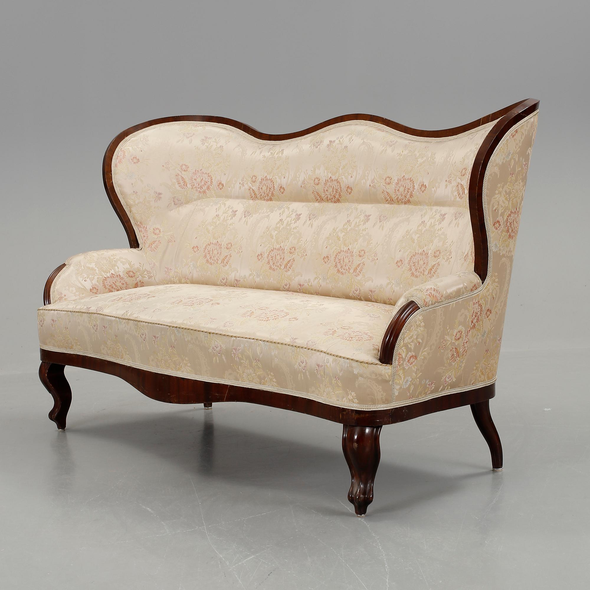SOFFA, nyrokoko, 1800-talets andra hälft.