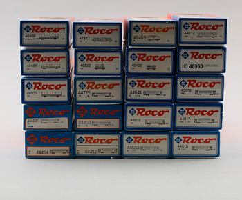 SAMLING MODELLTÅGSDELAR, 20 delar, Roco, Österrike.