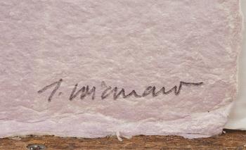 JAMES COIGNARD, carborundumetsning, signerad och numrerad 15/40.
