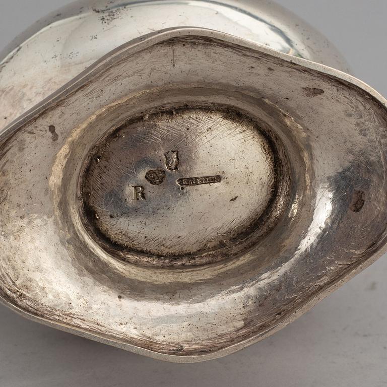 PEHR ZETHELIUS, a Swedish silver jug, Stockholm, 1775.