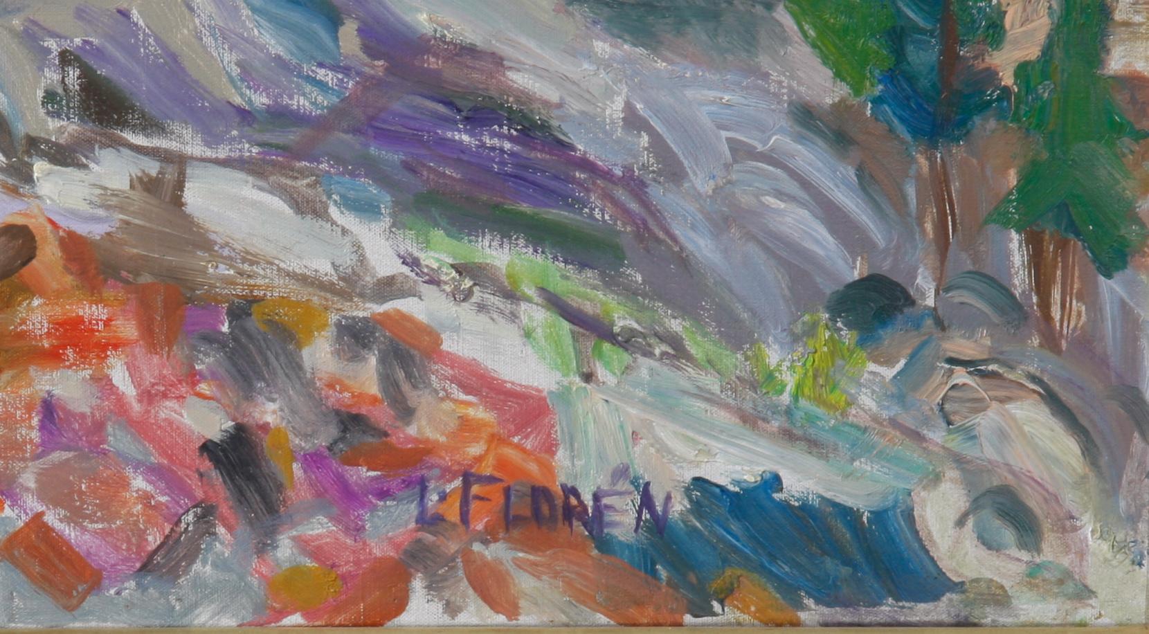 FLORÈN, LARS, olja på duk, a tergo sign o dat. -71.