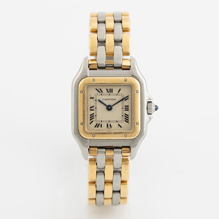 Cartier, Panthère, armbandsur, 21,5 x 21,5 (30) mm.