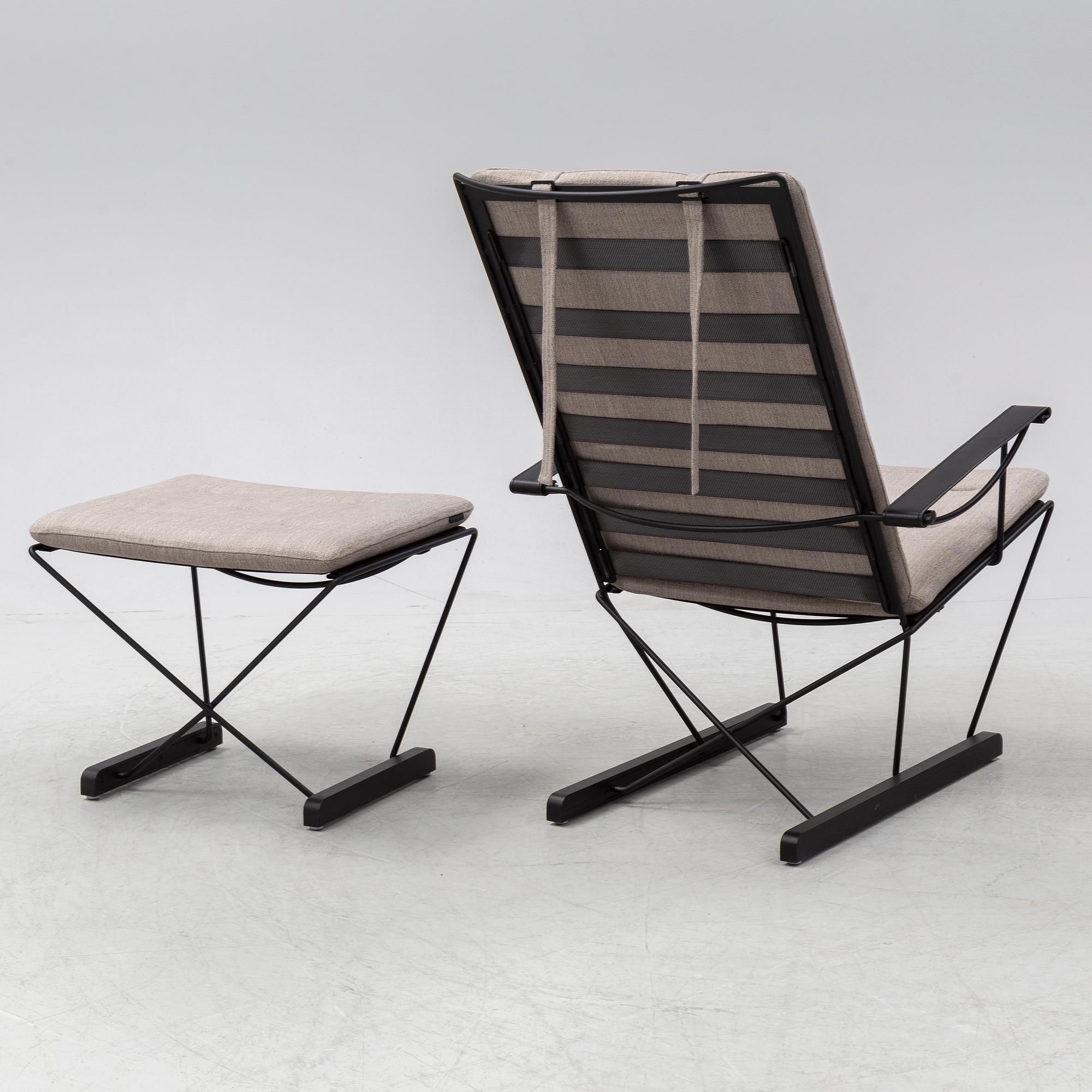 Chris Martin, A 'Spark' Lounge Chair & foot stool, Massproductions.