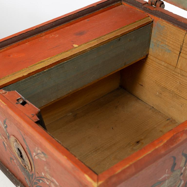 Box. Folk art, Jämtland, 18th/19th century.