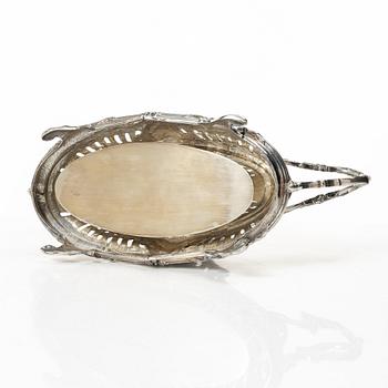 Jardinière, sterling silver, Louis XVI style, second half of the 20th century.