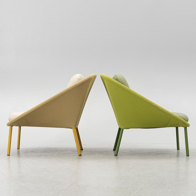 Cate and Nelson, armchairs, a pair, "Netframe", Offecct.