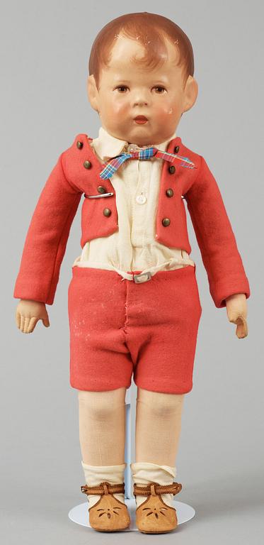 KÄTHE KRUSE POJKDOCKA. Tyskland, 1930-tal.