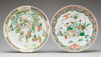 SKÅLFAT, 2 st, porslin, Kina, 1900-tal.
