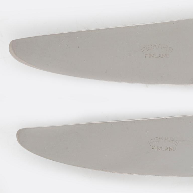 Bertel Gardberg, a silver cutlery set, 'Birgitta', Hopeatehdas oy, Helsinki 1959-1960 (36 pieces).