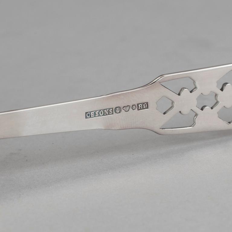 KAFFE- och MOCKASKEDAR, 24 st, silver, bl a Ceson, vikt 256 g.