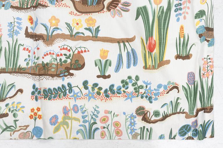 Josef Frank, curtains, a pair, "Primavera", Svenskt Tenn.
