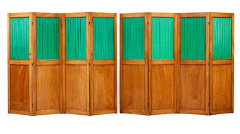 1212. A pair of Directoire room dividers, presumably Russia around year 1800.