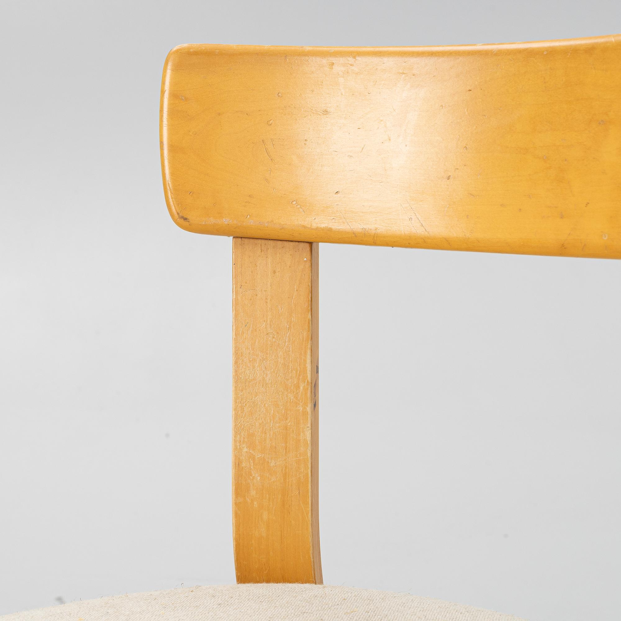 Alvar Aalto, chairs, a pair, model 69, Artek.