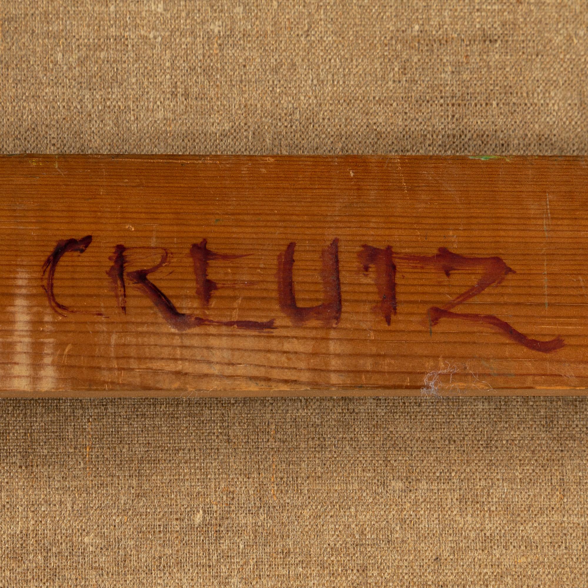 MAGNUS CREUTZ, oil on canvas, signed verso.