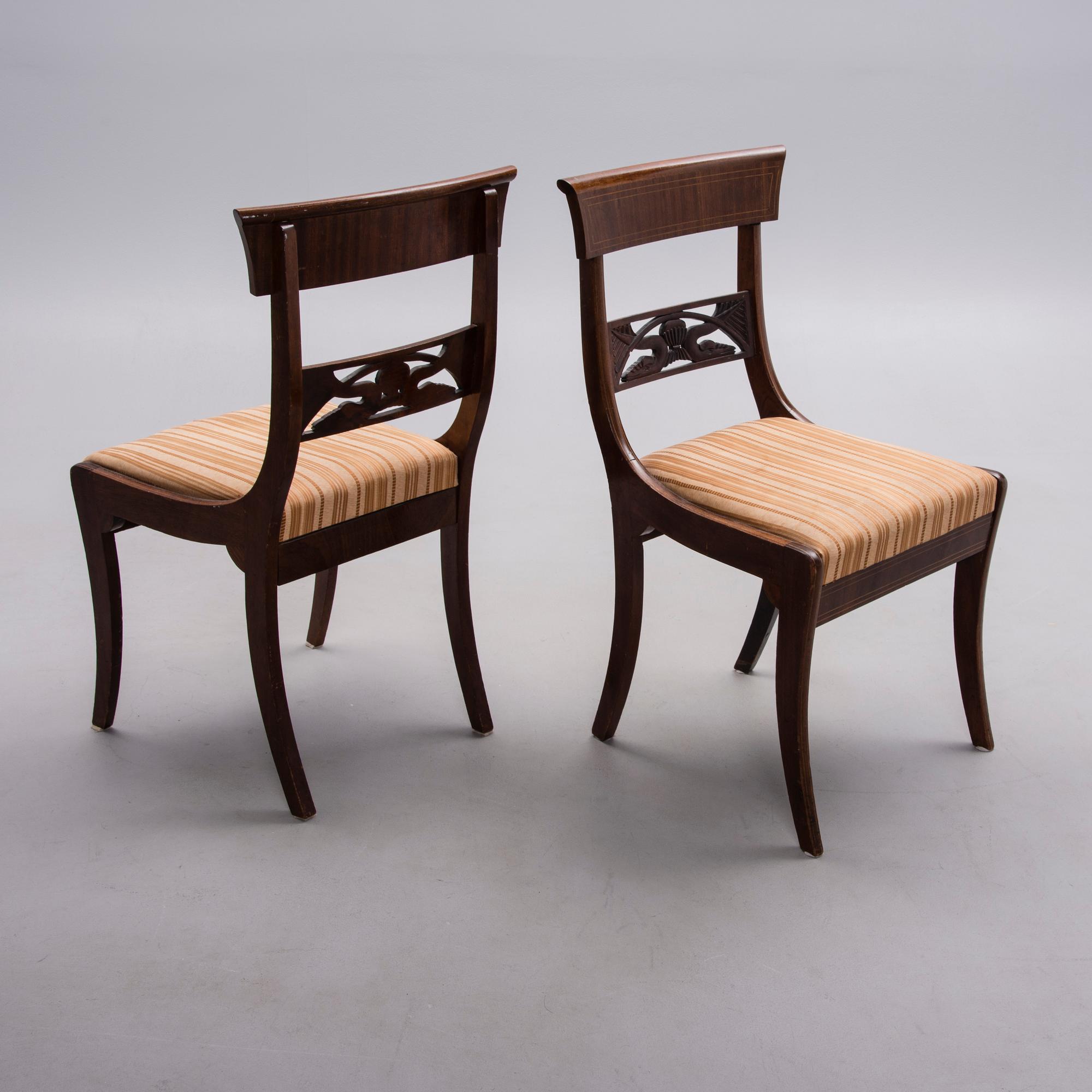 STOLAR, 4 st biedermeierstil, 1900-talets början.
