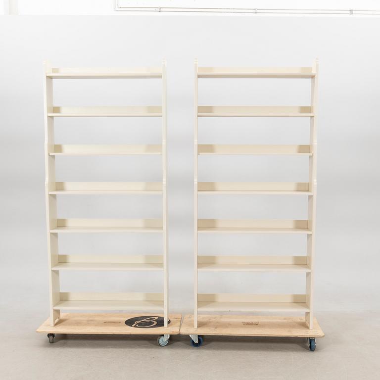 Bookcases 1 pair, "Ekolsund" from IKEA's 18th-century series, late 20th century.