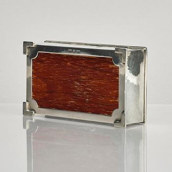 Kay Bojesen, a silver matchbox case, Copenhagen.