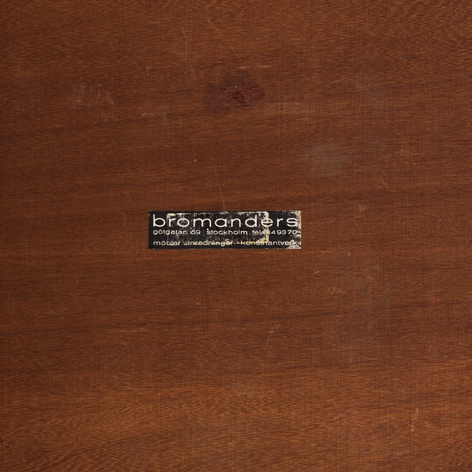 An Arne Jacobsen 'model 3605' palisander desk by Fritz Hansen, Denmark 1950-60's.