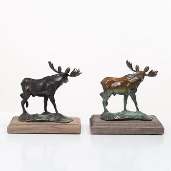 Torbjörn Forsberg, Moose bulls, 2 pcs.