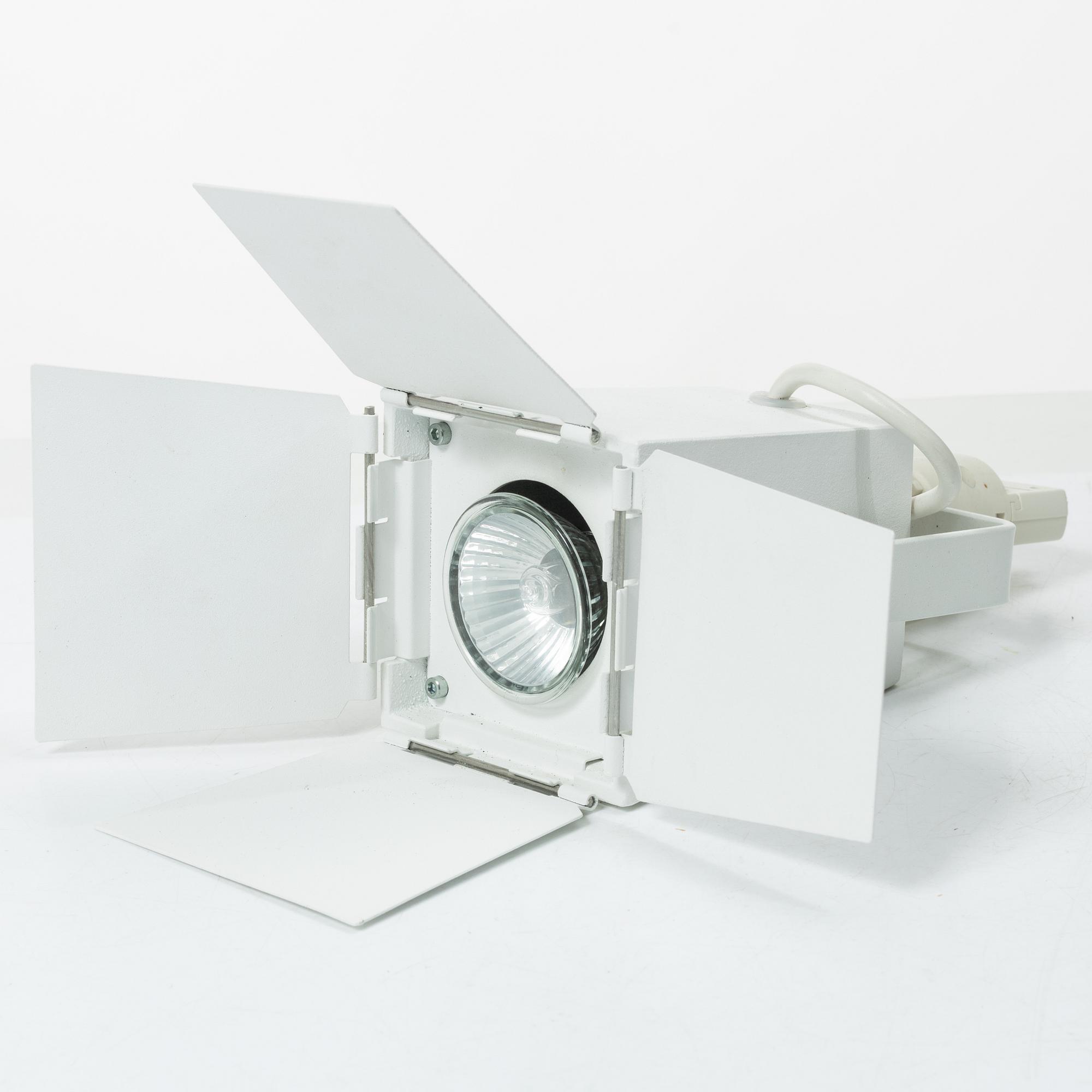 Thomas Bernstrand and Mattias Ståhlbom, five 'Foto' spotlights, “Foto”, Zero, 2000s.