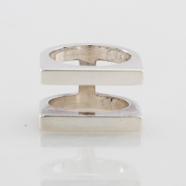 Georg Jensen, Ring "Aria" model no. 593E sterling silver.