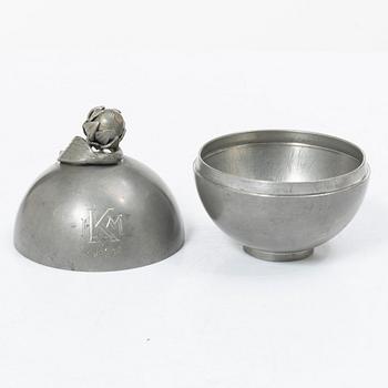 Estrid Ericson, a pewter box, Svenskt Tenn, Stockholm, 1932.
