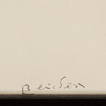 VLADIMIR GRIGORIEVIC WEISBERG, inkwash on paper, signed.