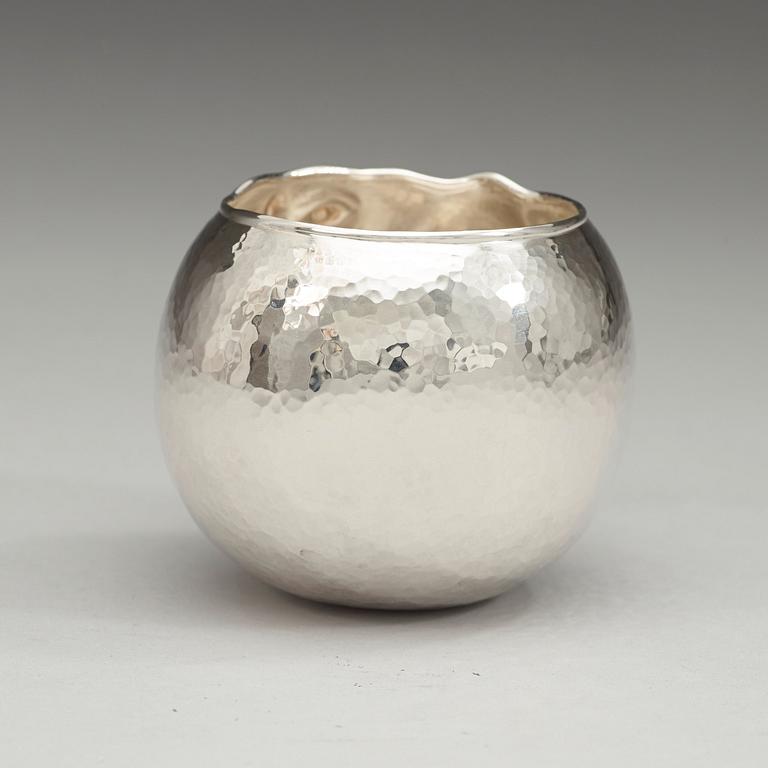 An Olle Ohlsson sterling vase.