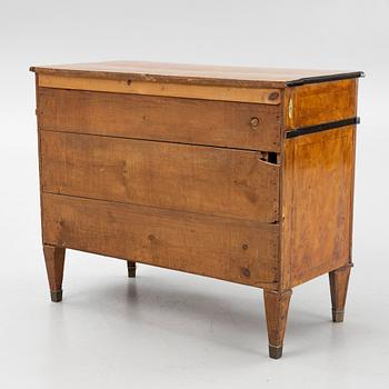 A Gustavian style chest of drawers, 19th century.