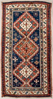 Carpet Kazak semi-antique/antique approx. 226x118 cm.