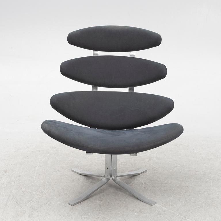 Poul Volther, a 'Corona EJ 5' easy chair, Erik Jørgensen, Denmark.