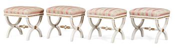 549. Four late Gustavian chairs.